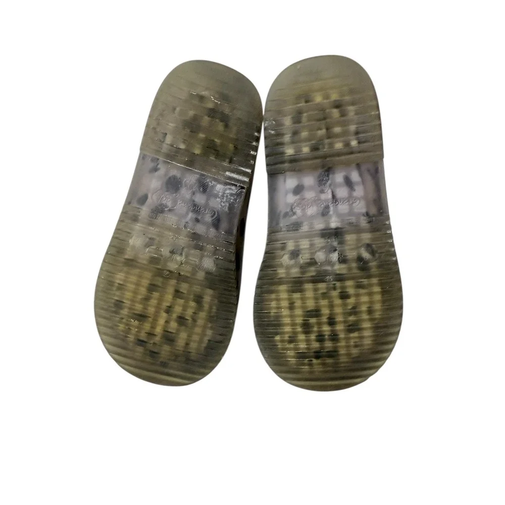 Kidcore Hello Kitty Sanrio Grendene Kids Rain Boots 9 Grey Dalmatian Jelly Shoes